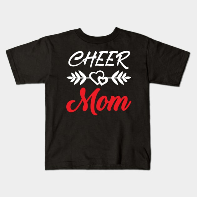 Cheer Mom Kids T-Shirt by Work Memes